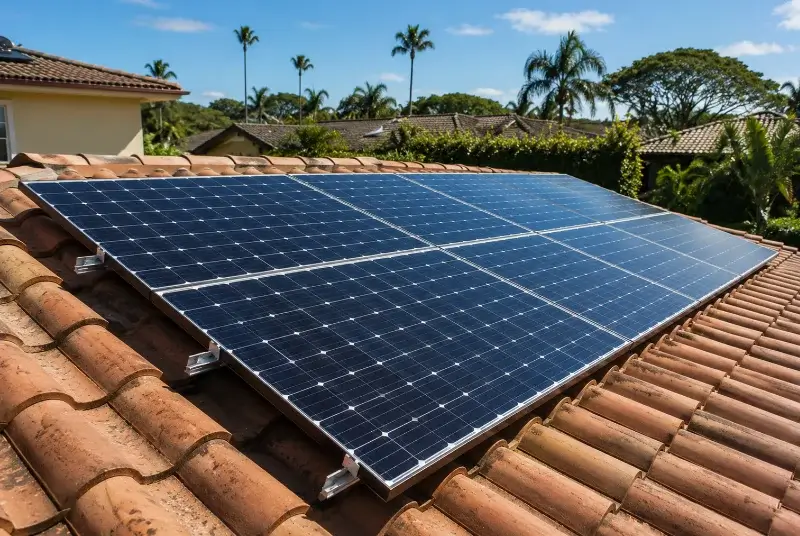 Installation de panneaux solaires à Val de Lambronne